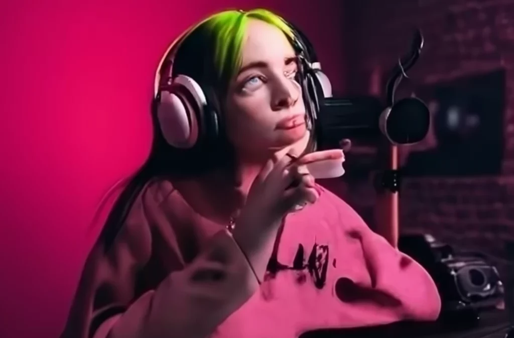 Billie Eilish Installed Cameras In Her Recording Studio To Showcase Her Playful Side