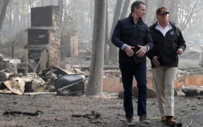 Trump Delivers Harsh Words To California While Traveling To Los Angeles To Assess Fire Damage