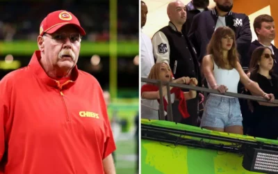 After Taylor Swift Was Jeered During The Super Bowl, Andy Reid Defended Her, Saying, “She’s Part Of The Team”